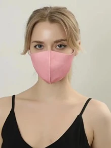 12pcs Plain Face Covering - Multicolor - View 4