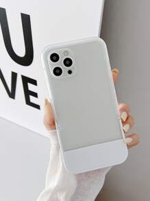 Funda de celular transparente con invisible Soporte para teléfono - Blanco - Ver 4