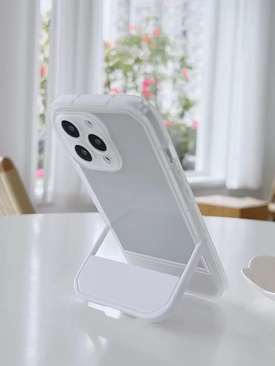 透明手機殼帶隱形手機支架