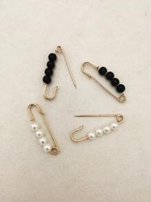 4pcs Decorative Waist Buckle Pin For Clothing Decoration And Anti-Slipping