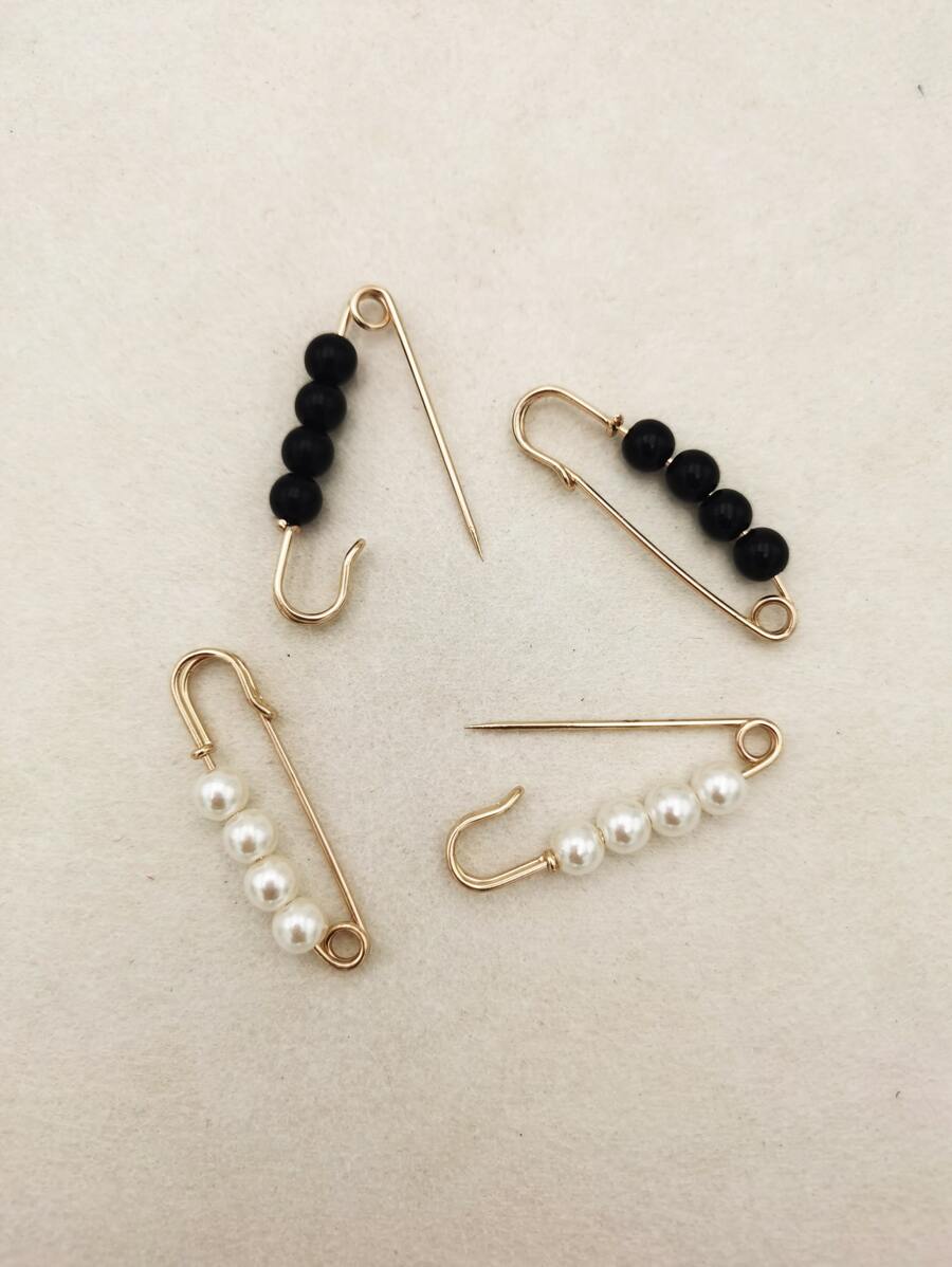 4pcs Decorative Waist Buckle Pin For Clothing Decoration And Anti-Slipping