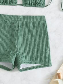 Schiffy Tie Back Halter Triangle Bikini