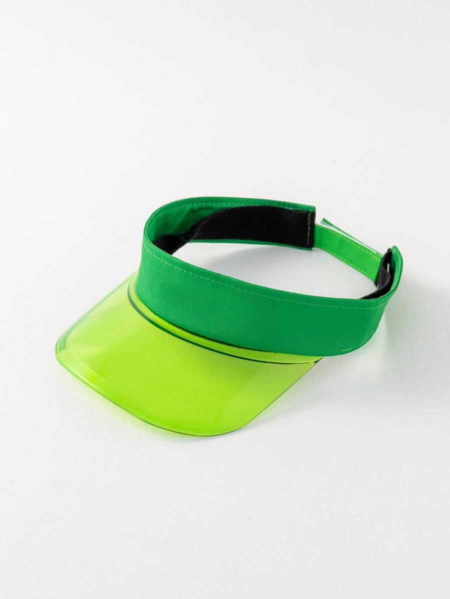 透明遮陽帽 - 綠色 - 查看 1