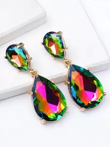 juran Water Drop Earrings - Multicolor - View 5