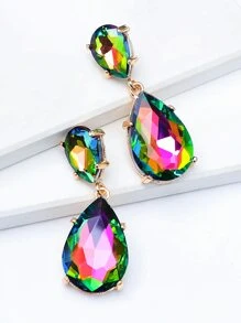 juran Water Drop Earrings - Multicolor - View 7