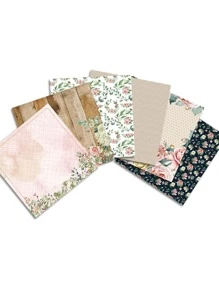 24 piezas Papel material con patrón mixto al azar - Multicolor - Ver 3