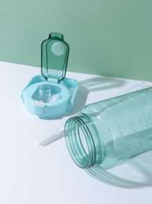 1 pieza Botella de agua grande - Verde - Ver 4