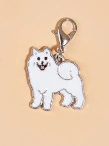 1pc Samoyed Design Pet Pendant - Multicolor - View 1