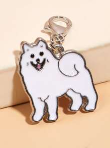 1pc Samoyed Design Pet Pendant - Multicolor - View 3