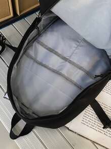 Balo chống thấm nước, di động, có dây rút trang trí, có ví đựng tiền xu, Balo cho học sinh mới, Túi đeo vai dung tích lớn, Balo cho học sinh trung học cơ sở tại khuôn viên trường, Đồ dùng học tập, Balo đi học, Cặp đi học, Balo đi học, Balo đi học, Balo đi học, Balo đi học, Cặp sách đi học, Balo lớn, Balo đi học, Túi đi học, Nhẹ, Phù hợp cho nữ sinh viên đại học, Tân binh & Nhân viên văn phòng, Hoàn hảo cho ngày đầu tiên đi học, Đại học, Trung học cơ sở, Trung học phổ thông - màu đen - Xem 4