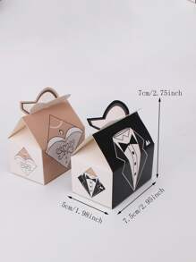 20 piezas Caja de regalo de fiesta de boda - Multicolor - Ver 5