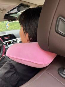 素色車頸枕 - 粉色 - 查看 5