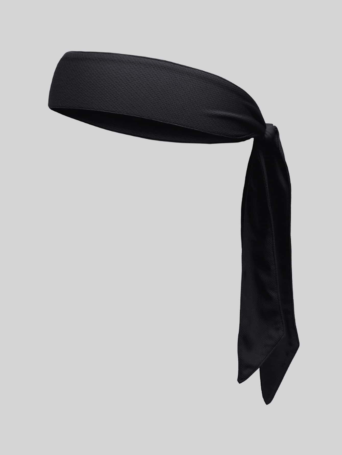 Banda de pelo deportivo - Negro - Ver 1