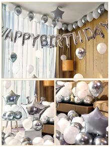 64入組生日派對裝飾氣球套裝 - 彩色 - 查看 3