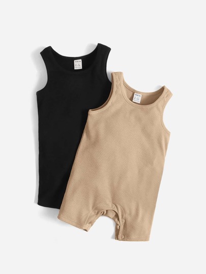 SHEIN neonato 2 pezzi Tuta girocollo