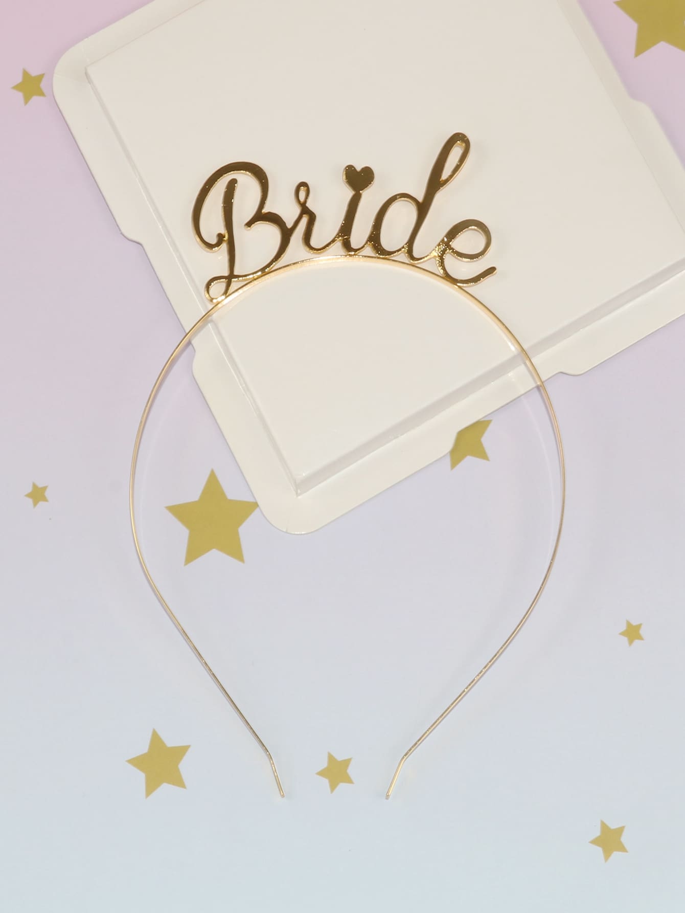 1pc Wedding Party Hair Hoop - Gold - View 1