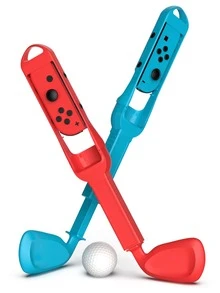 2 piezas Empuñadura de palo de golf desmontable compatible con Nintendo Switch - Multicolor - Ver 4