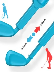 2 piezas Empuñadura de palo de golf desmontable compatible con Nintendo Switch - Multicolor - Ver 5