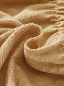 Đồ dưới đáy Bé Xù Quần paper-bag màu trơn - Lạc đà - Xem 6