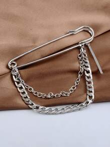 1pc-Ns Stylish Vintage Metal Waist Chain Belt Buckle