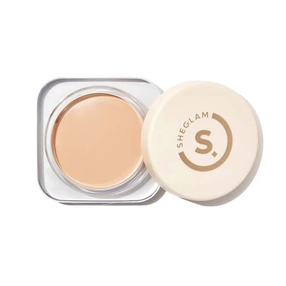 SHEGLAM Full Coverage Foundation Balm-Fair Long Lasting Flawless Moisturizing Foundation Oil-Control Color Corrector Concealer Pore-Less Cover Blemish Non-Greasy Non-Caking Smoother-Looking Cream Foundationfoundation Brand Beauty Makeup Face Paint Cosmetic For Women Girls Perfect For Spring Summer Ideal For Y2K Fancy Fashion Suitable For Birthday Mother'S Day Gift Rave Party Ready Best Color