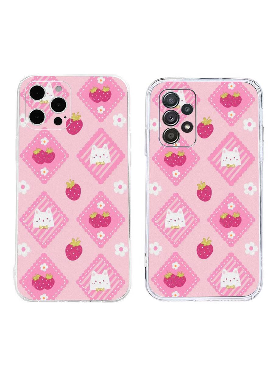 卡通貓樣式手機外殼