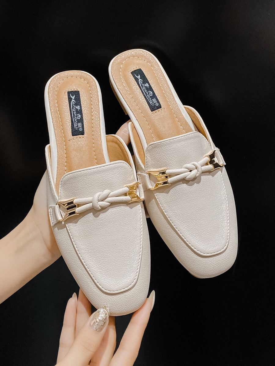 Women Flats Simpul Plain Anggun