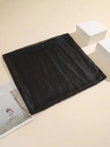 Khăn quàng rắn tối giản - màu đen - Xem 3