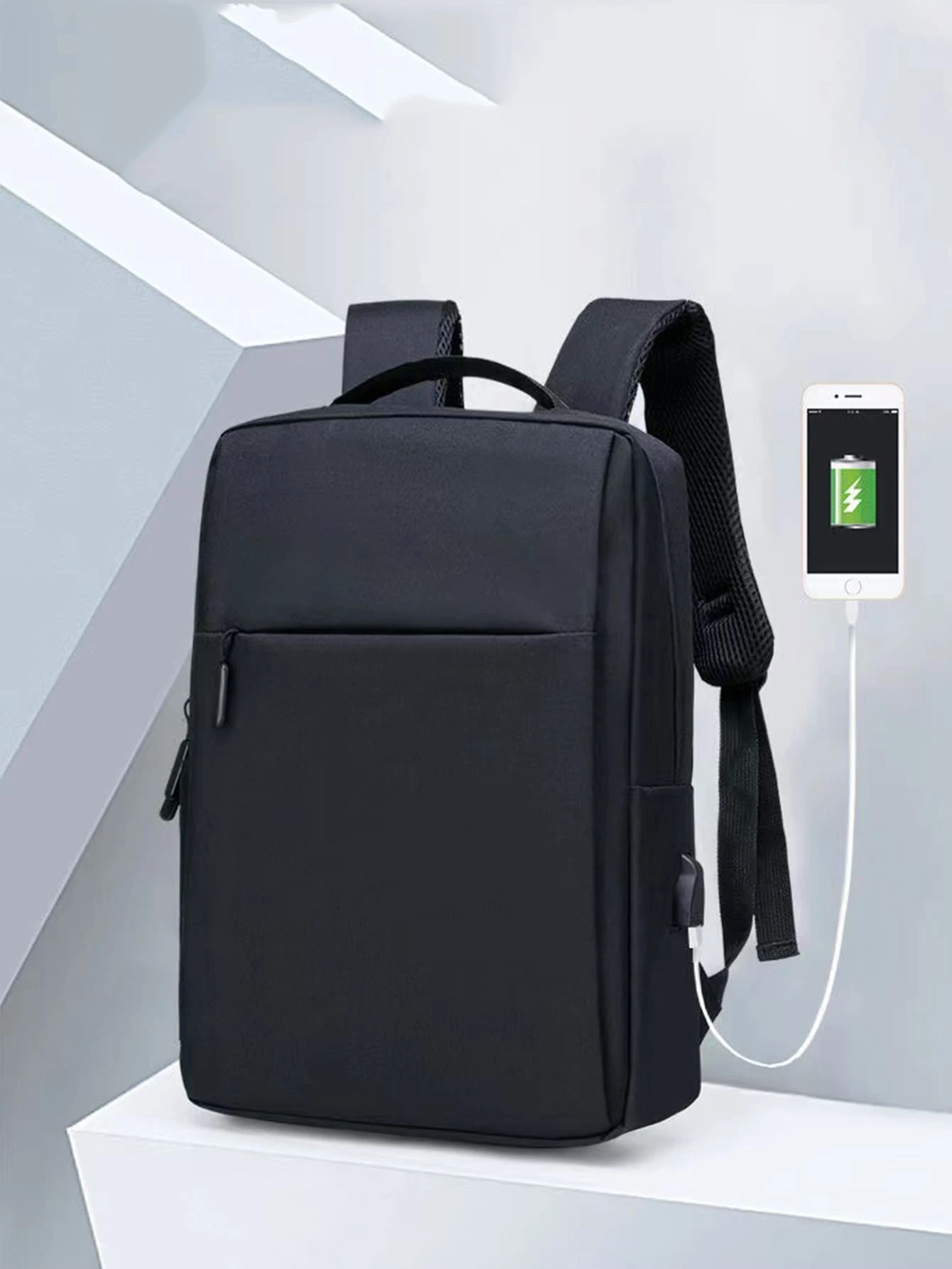 1入組 16 英寸素色書包書包書包書包背包學校背包筆記本電腦包電腦包書包背囊單肩包旅行包運動包書包學習用品高中高中生大學生初中生中學生研究生大學生學校用大學商務戶外徒步旅行露營運動