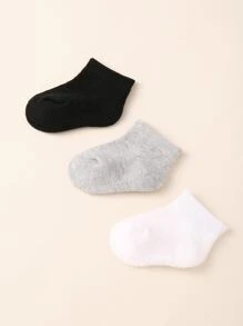 3雙嬰兒混色襪子 - 彩色 - 查看 3