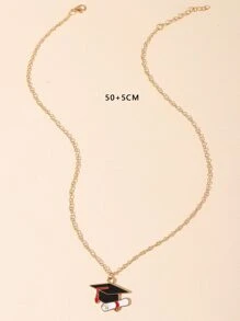 Vòng cổ mặt dây chuyền mũ cử nhân - Nhiều màu - Xem 3