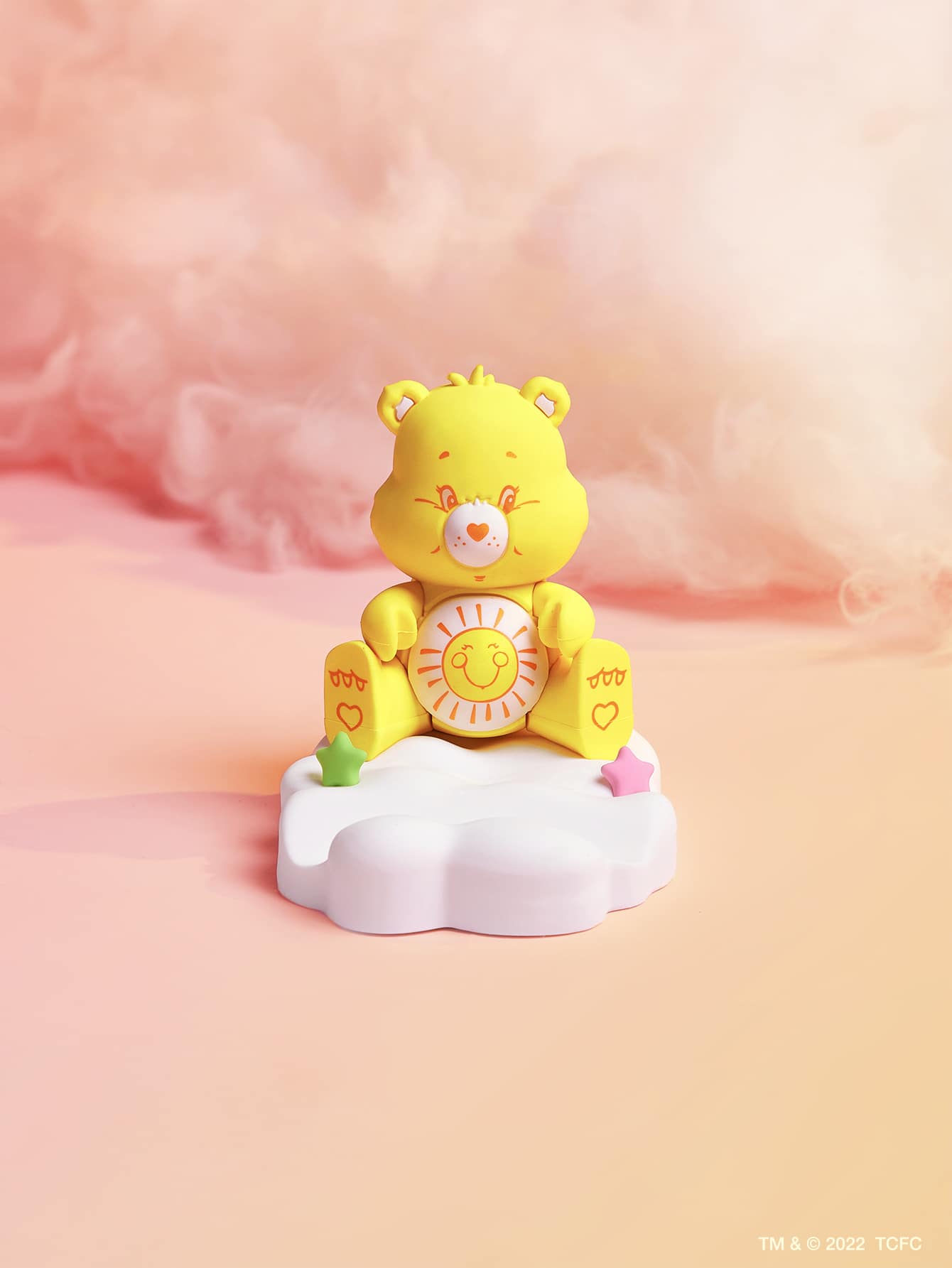 SHEIN X Care Bears Giá đỡ điện thoại hình hoạt hình - Màu vàng - Xem 1
