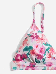Random Floral Print Bikini - Multicolor - View 4