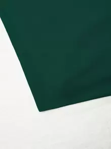 SHEIN Unity 素色緊身吊帶短版上衣 - 墨綠色 - 查看 5