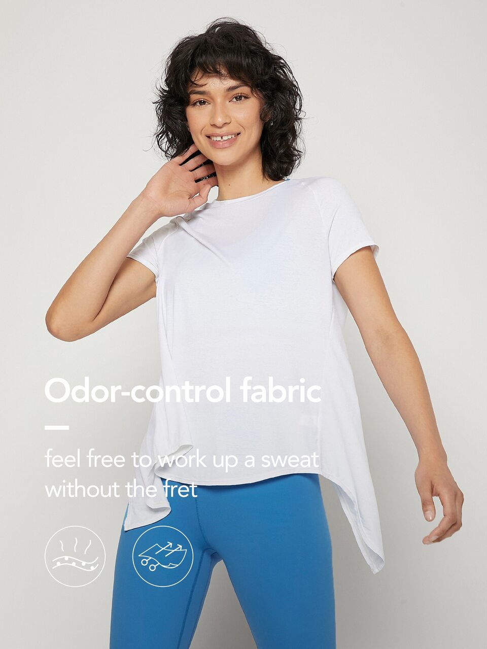 FreshTek™ Crossover Back Odor-Control Tee