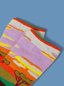 ROMWE Street Life Calcetines de tripulación con estampado - Multicolor - Ver 5