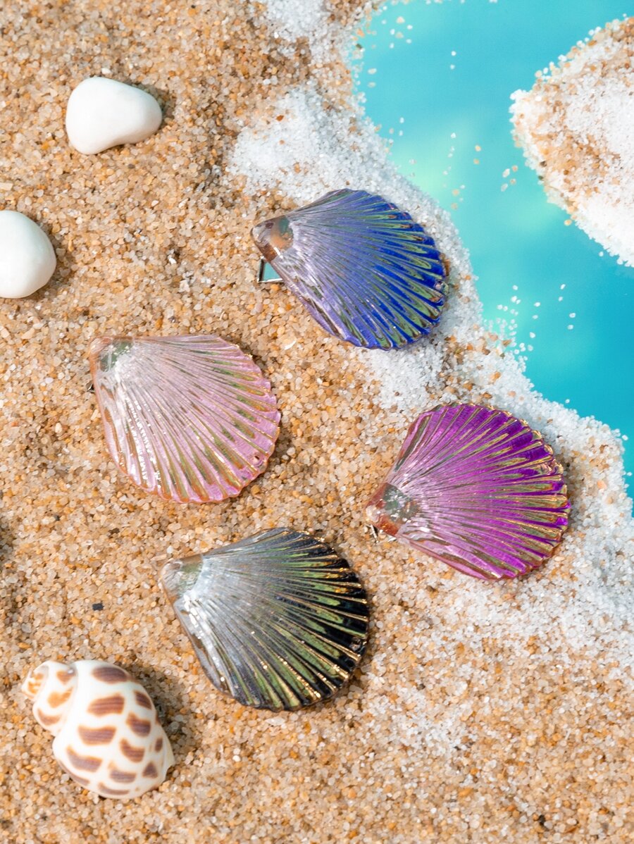 4 cái Vỏ Kẹp Tóc Trang Trí - Nhiều màu - Xem 1