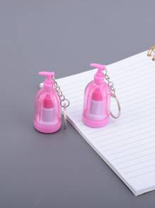 1pc Bottle Design Retractable Ballpoint Pen - Blue - View 6