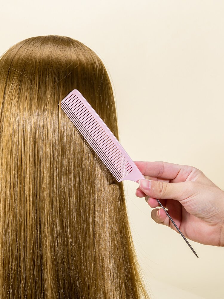 WANMEI 1pc Professional Hairdressing Comb, Salon Styling Comb, Anti-Static Pointed Tail Comb, Precision Sectioning Comb, Teasing Comb, Ideal For Hairstyling, Salon, Travel