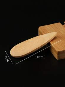 1 pieza cuchara de té de madera - Caqui - Ver 4