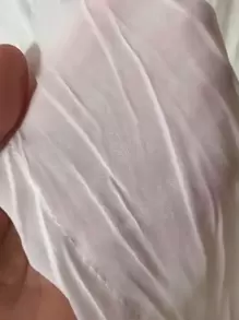 Solid Color Single Panel Sheer Curtain, Crumpled Curtain With Window Screen For Home Decor - White - View 6