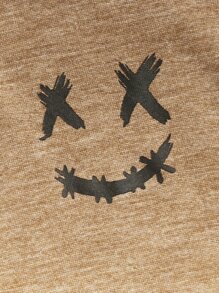 Manfinity VCAY Men Expression Print Tee - Camel - View 4