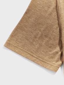 Manfinity VCAY Men Expression Print Tee - Camel - View 5