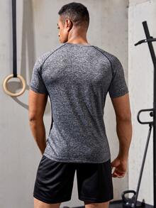 Män Sport-T-shirts & Linnen - Mörkgrå - Visa 2