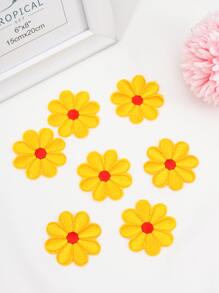 10入組花貼布 - 金色 - 查看 1