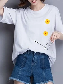 10入組花貼布 - 金色 - 查看 6