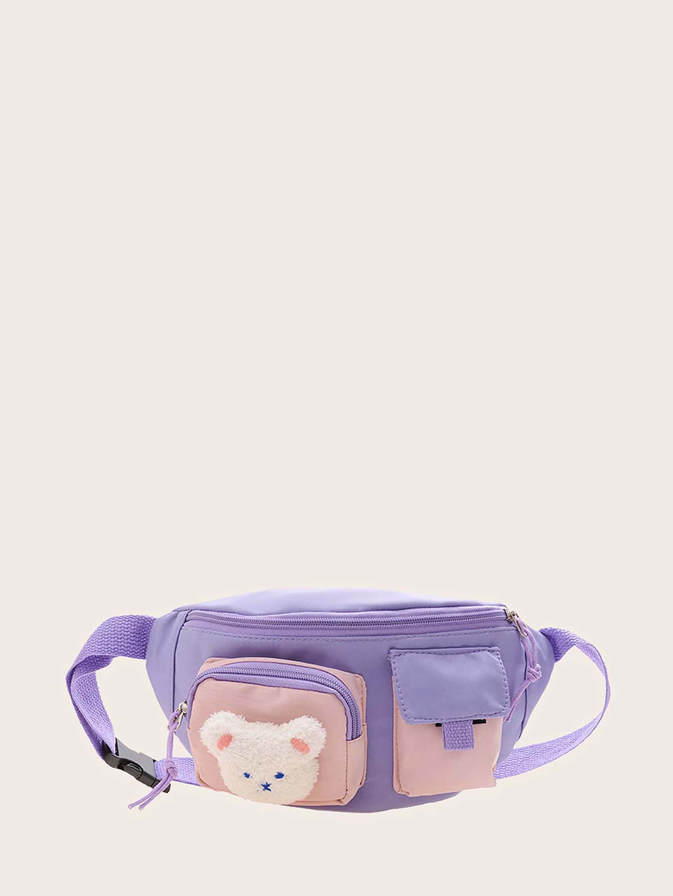 Niñas Riñonera con diseño de dibujos animados de dos tonos - Multicolor - Ver 1