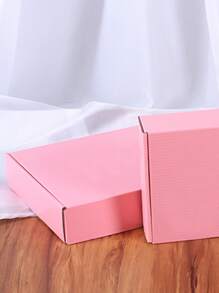 2pcs Valentine's Day Wedding Event Theme Party Gift Boxes - Pink - View 2
