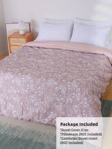 Funda de edredón sin relleno con patrón de planta - Multicolor - Ver 7