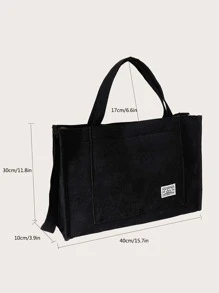 Chi tiết bản vá Túi đeo vai có sức chứa lớn Túi đi học dành cho sinh viên tốt nghiệp, cô gái tuổi teen, sinh viên năm nhất, năm thứ hai, trung học cơ sở và trung học phổ thông, đại học và trung học, hoàn hảo cho các hoạt động ngoài trời, du lịch và trở lại trường học - màu đen - Xem 8